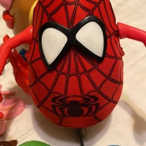Mr & Mrs Potato Heads & Spider man outfit!